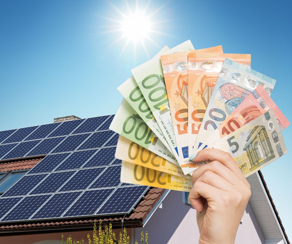 Solar auf dem Dach Geld sparen